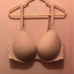 Ambrielle Oatmeal Heather 40DD Full Figure Bra